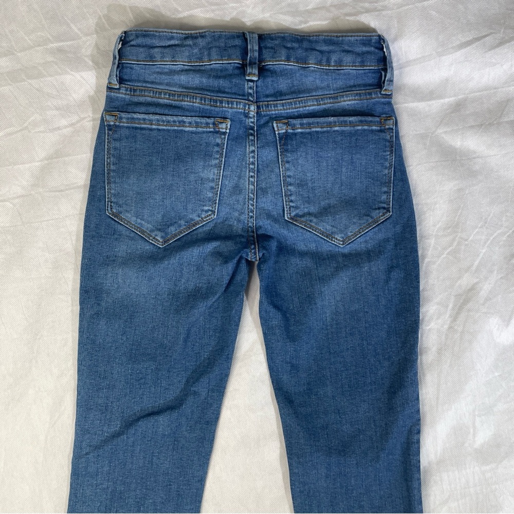 FP Free People Skinny Jeans Women's Size W24 Blue Mid Rise Medium Wash 5-Pocket - Picture 10 of 14